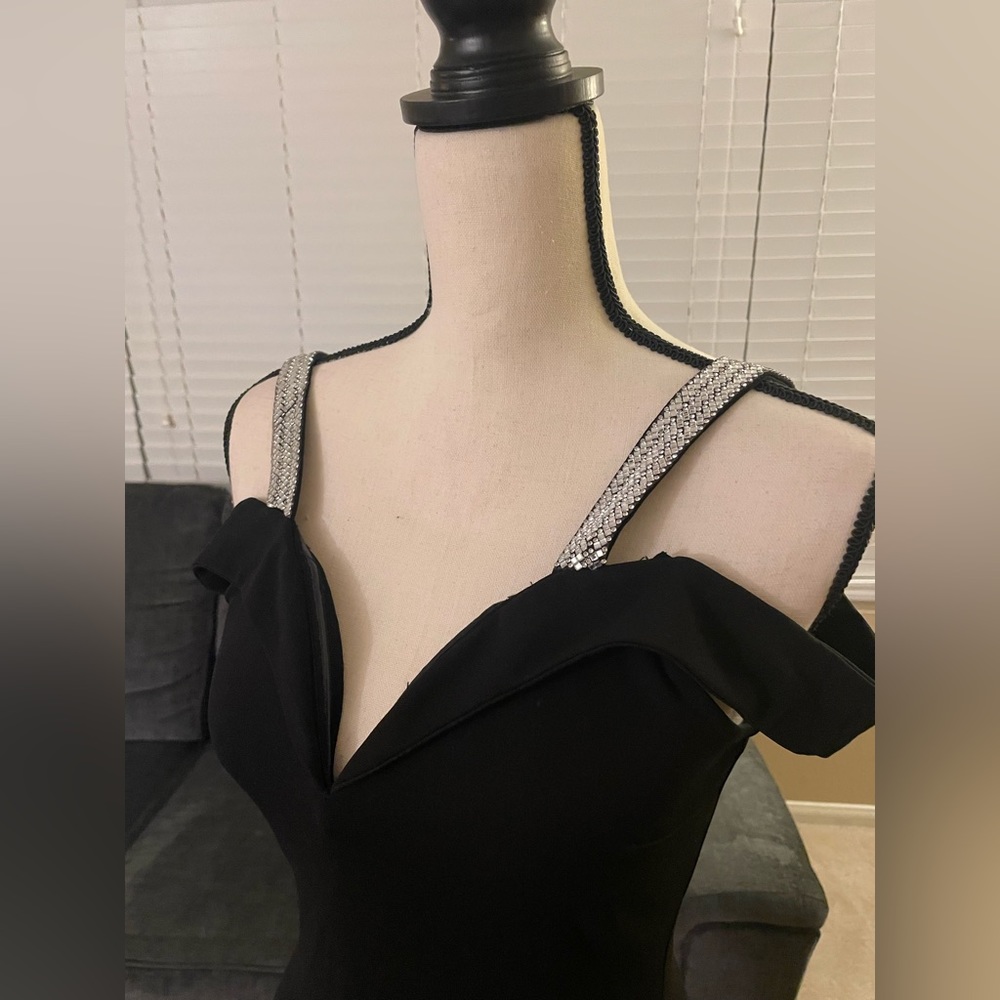 Black evening gown